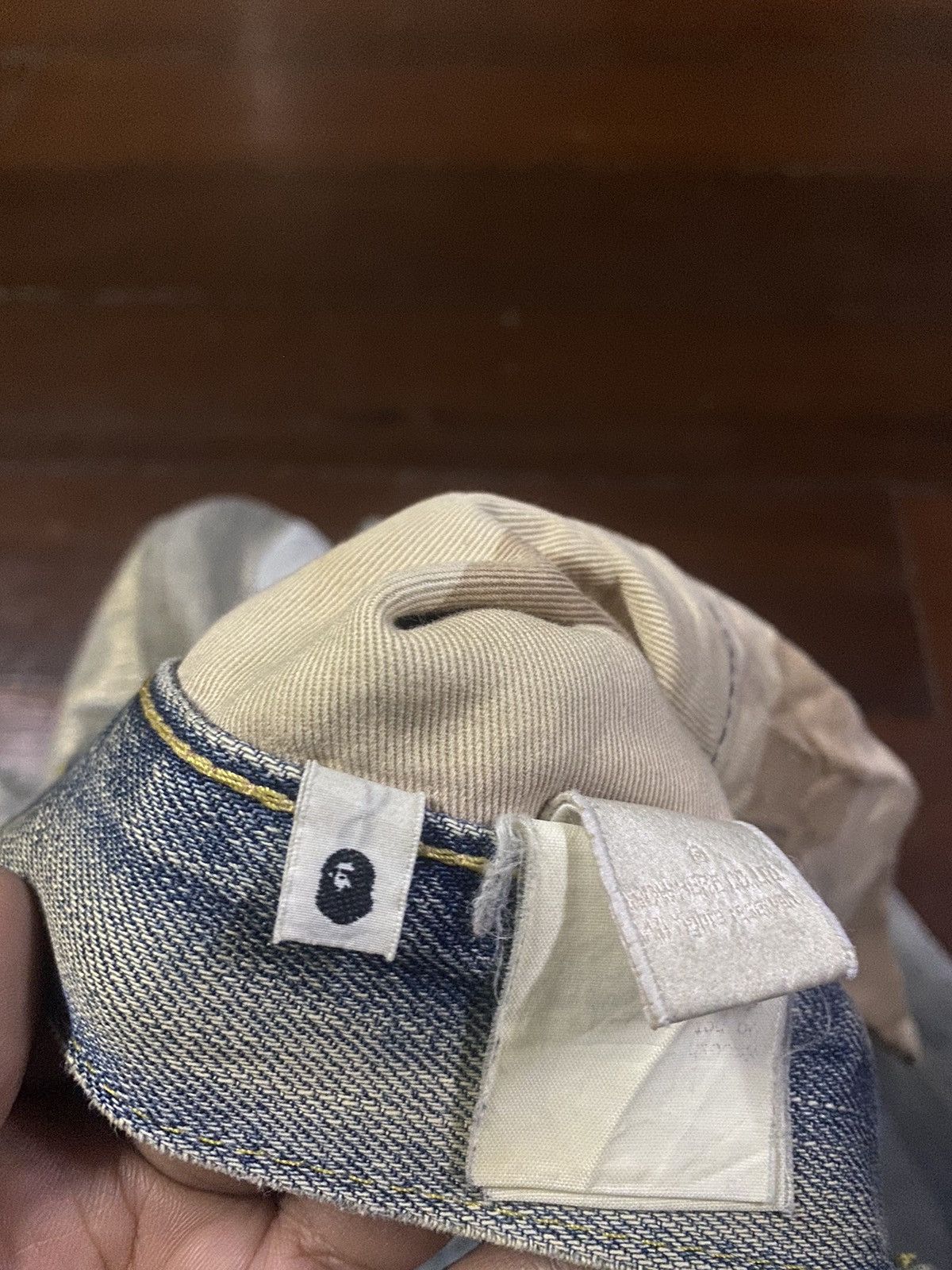 Bape × Nigo Vintage OG BAPE STA "BATHING APE" big head hagi distressed Size US 35 - 24 Thumbnail