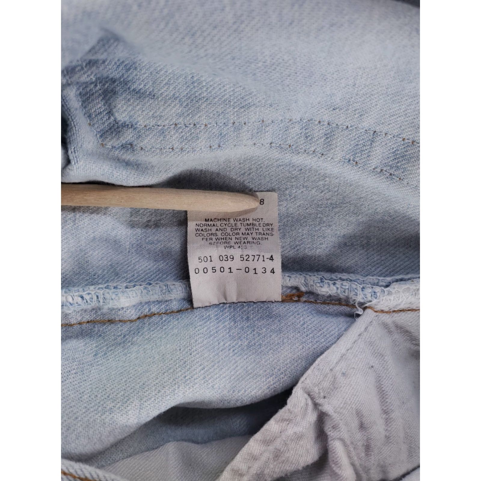 Levi's VINTAGE Levi's 501 VTG Jeans Light Blue Mens 38x30 Blue Straight 80s Mens Size US 38 / EU 54 - 7 Thumbnail