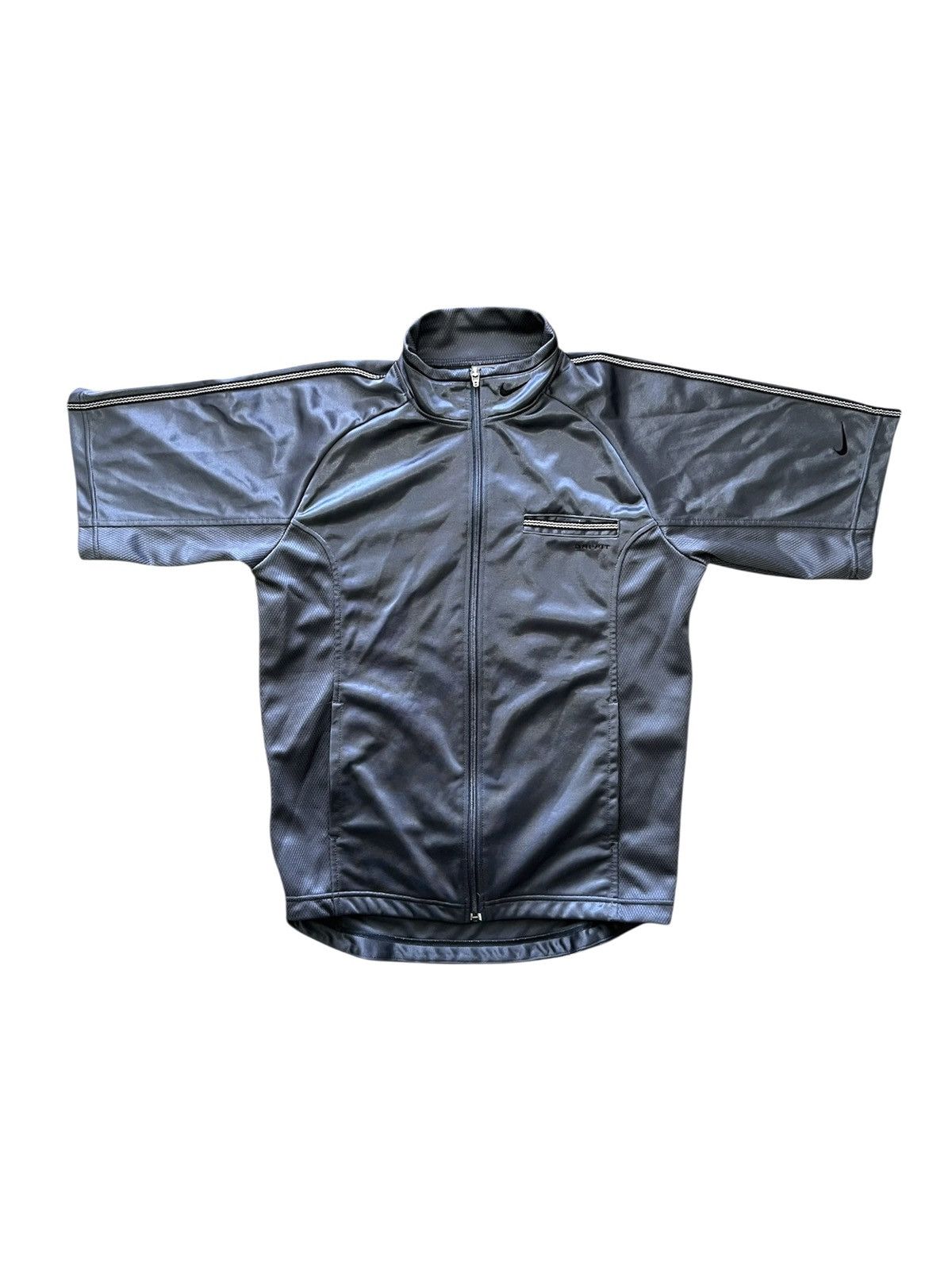 Nike × Vintage Rare Nike Dri-Fit Mesh Track Jacket Size S / US 4 / IT 40 - 1 Thumbnail