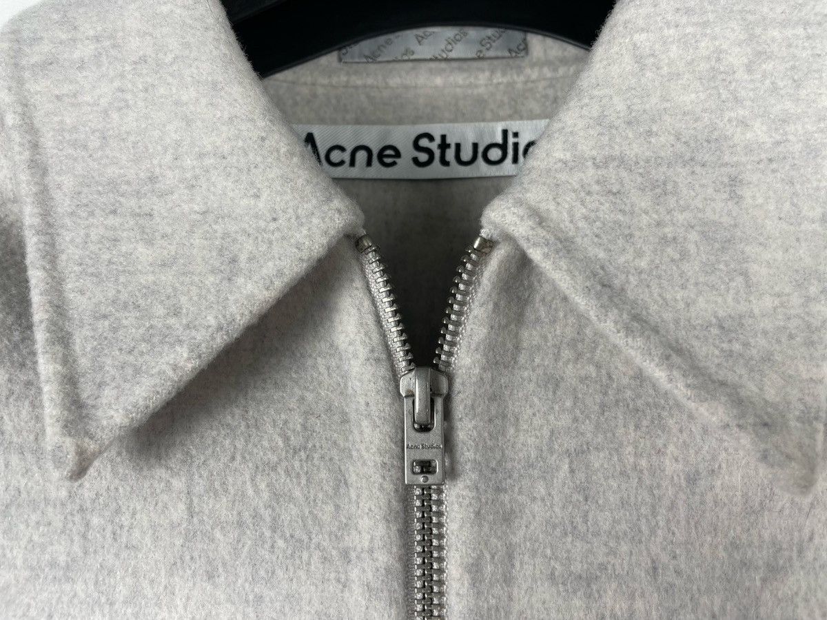 Acne Studios Acne Studios Wool Zip Up Jacket Gray Size US S / EU 44-46 / 1 - 9 Thumbnail