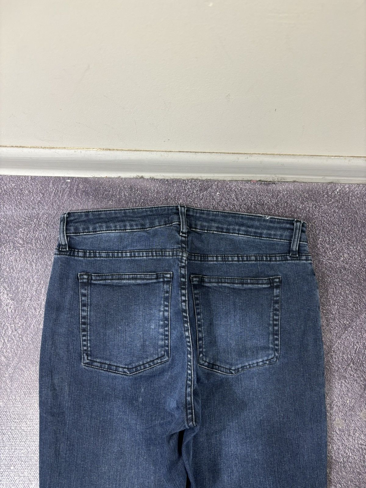 Acne Studios Acne Studios Women’s Skin 5 Deep Navy Blue Denim Jeans Size 28" / US 6 / IT 42 - 16 Thumbnail