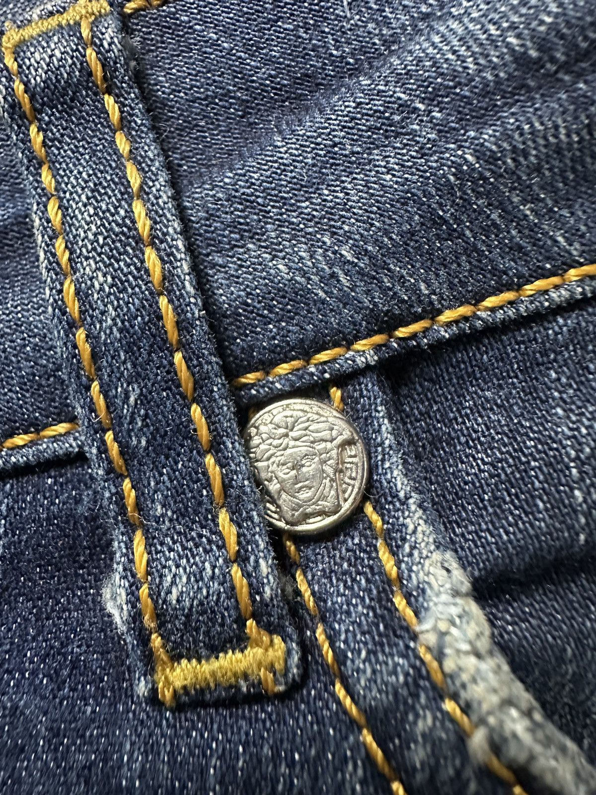 Versace VERSACE jeans with rhinestones denim Size 28" / US 6 / IT 42 - 5 Thumbnail