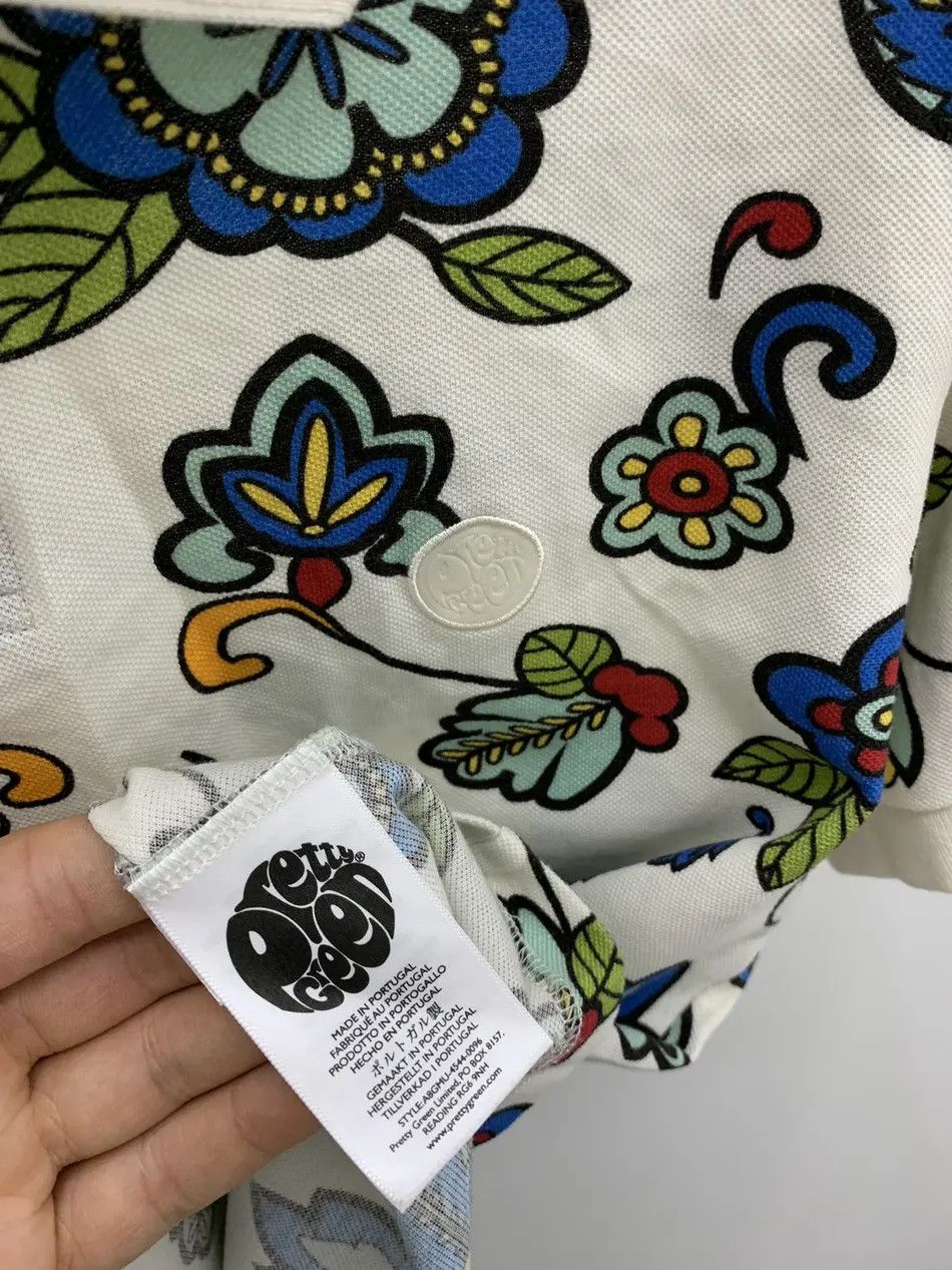 Pretty Green Pretty Green X The Beatles Floral Polo Shirt Size US M / EU 48-50 / 2 - 2 Thumbnail