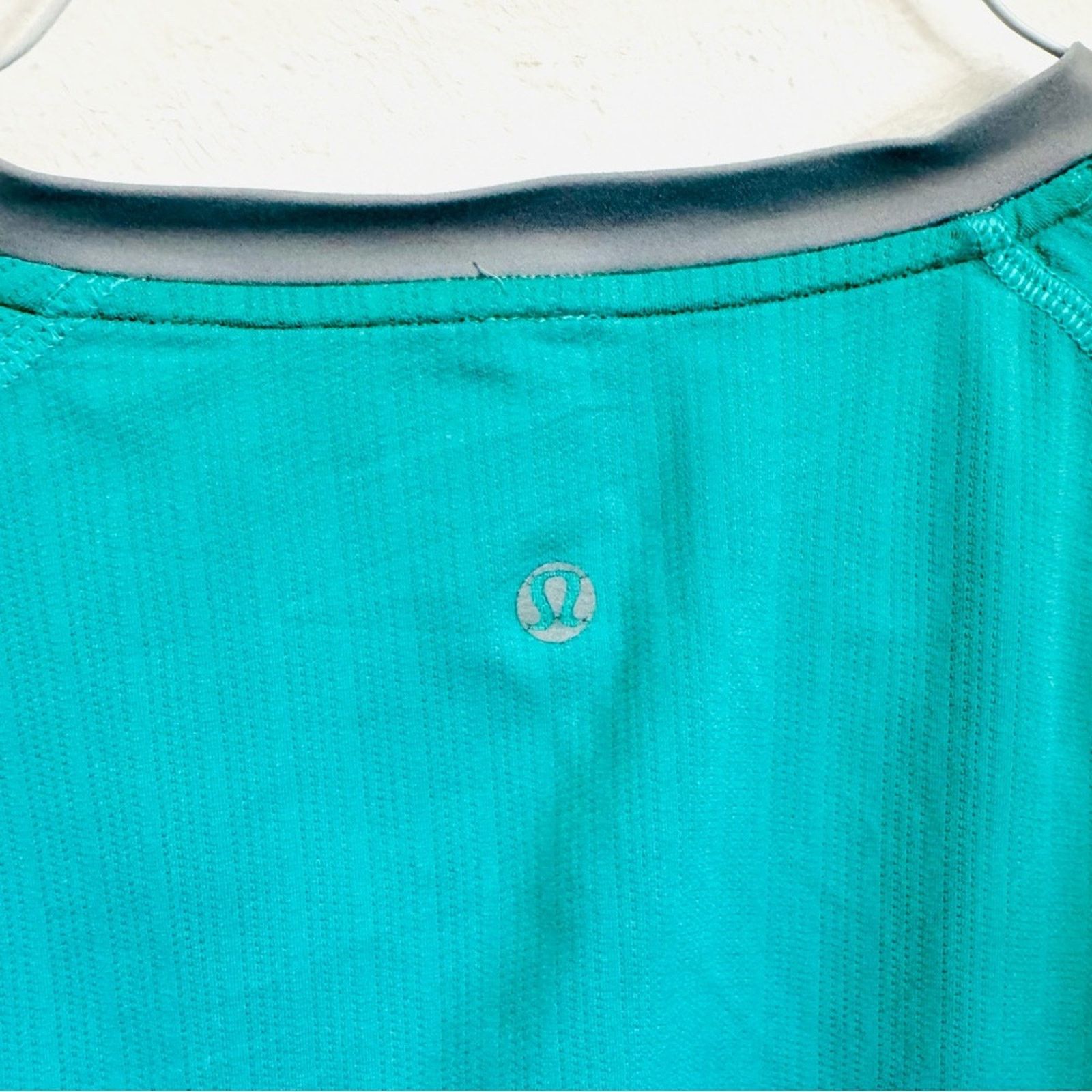 Lululemon MENS LULULEMON Aqua Blue Mint Green Gym Active Tee Shirt Top Size US S / EU 44-46 / 1 - 6 Thumbnail