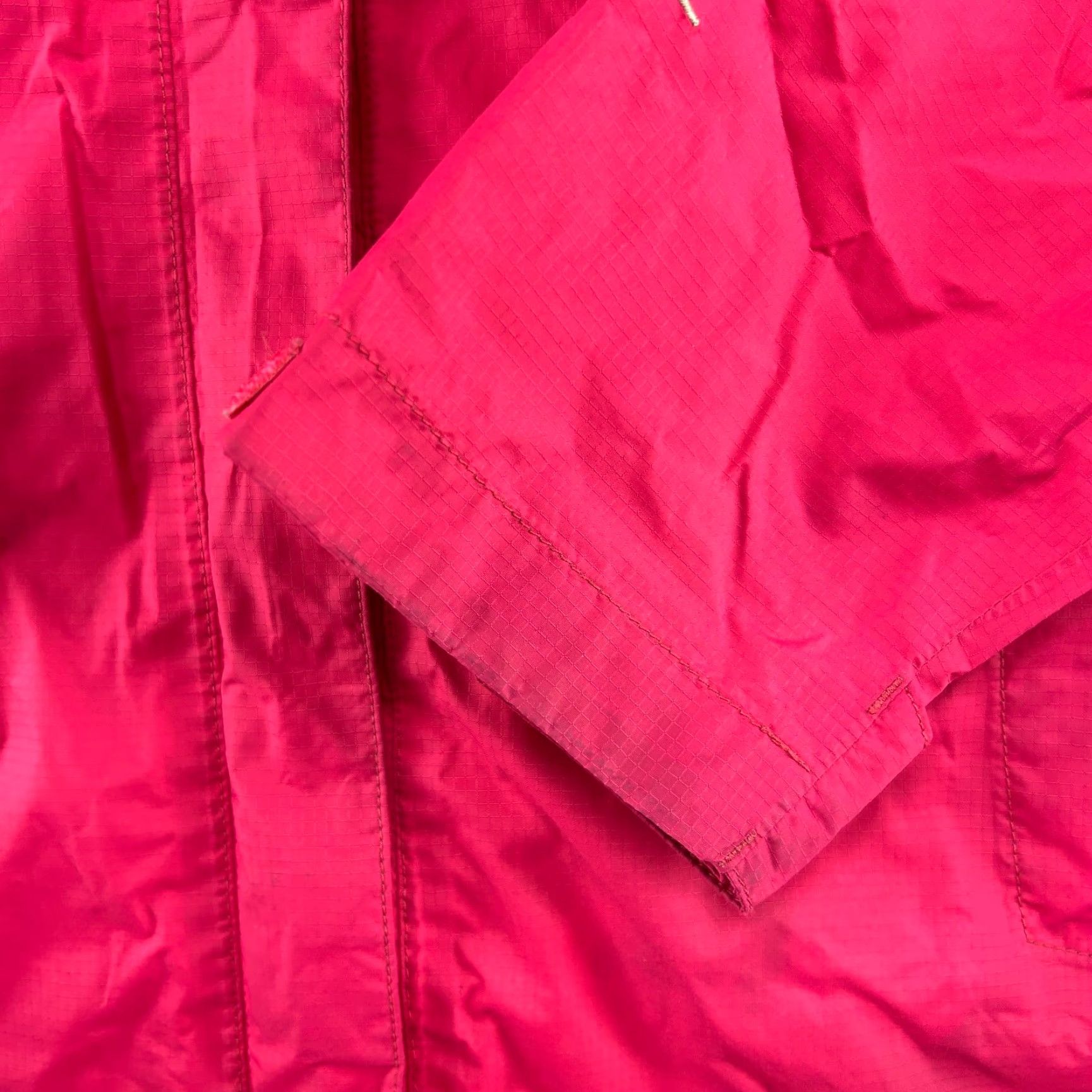 The North Face VINTAGE? No — The North Face Hooded Windbreaker Jacket Womens M Pink HyVent 2.5L Softshell Zip Full Zip Regular Fit Size M / US 6-8 / IT 42-44 - 3 Thumbnail