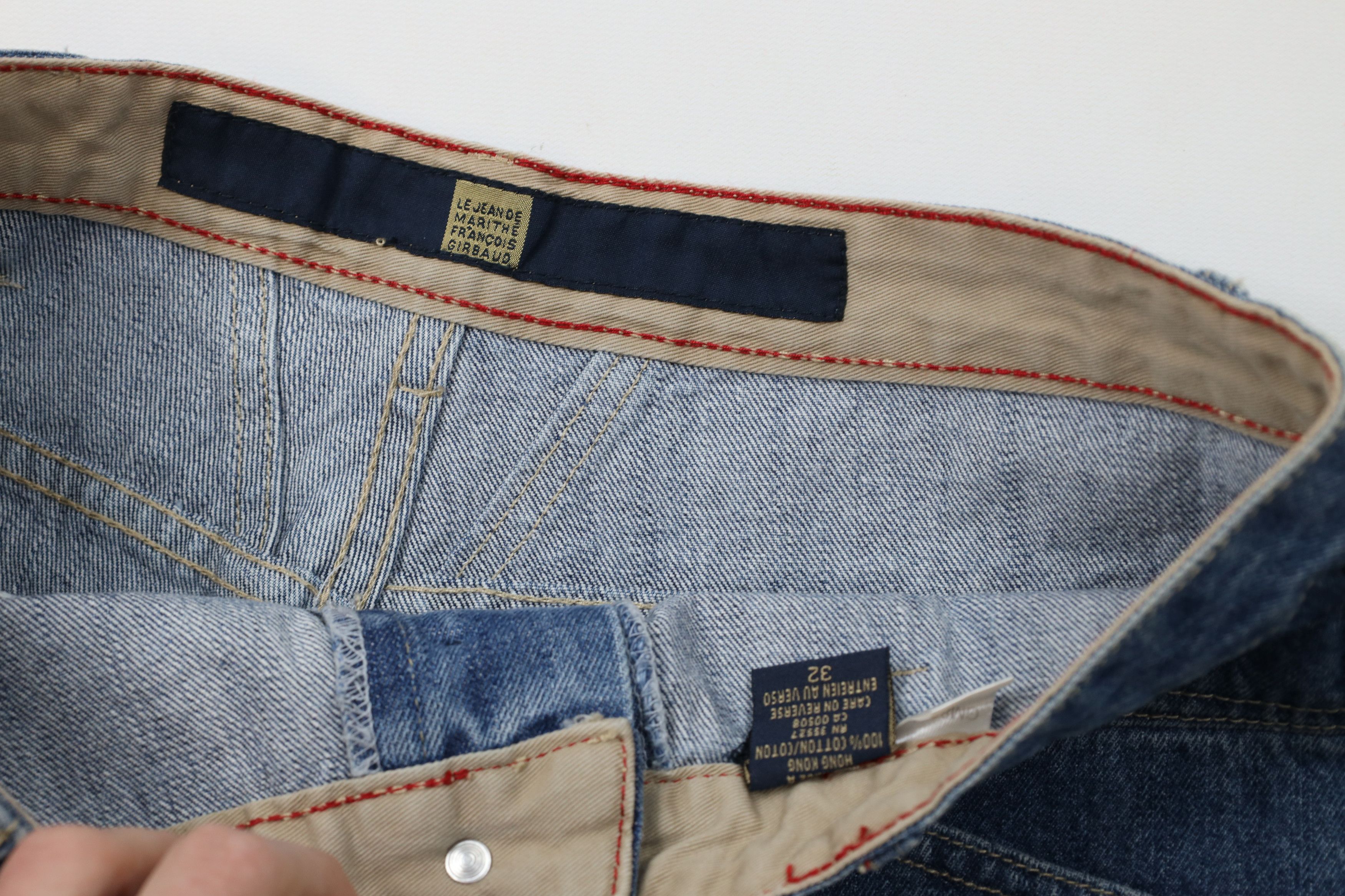 Marithe + Francois Girbaud Deadstock Vintage 90s Marithe Francois Girbaud Shorts Blue Size US 32 / EU 48 - 7 Thumbnail