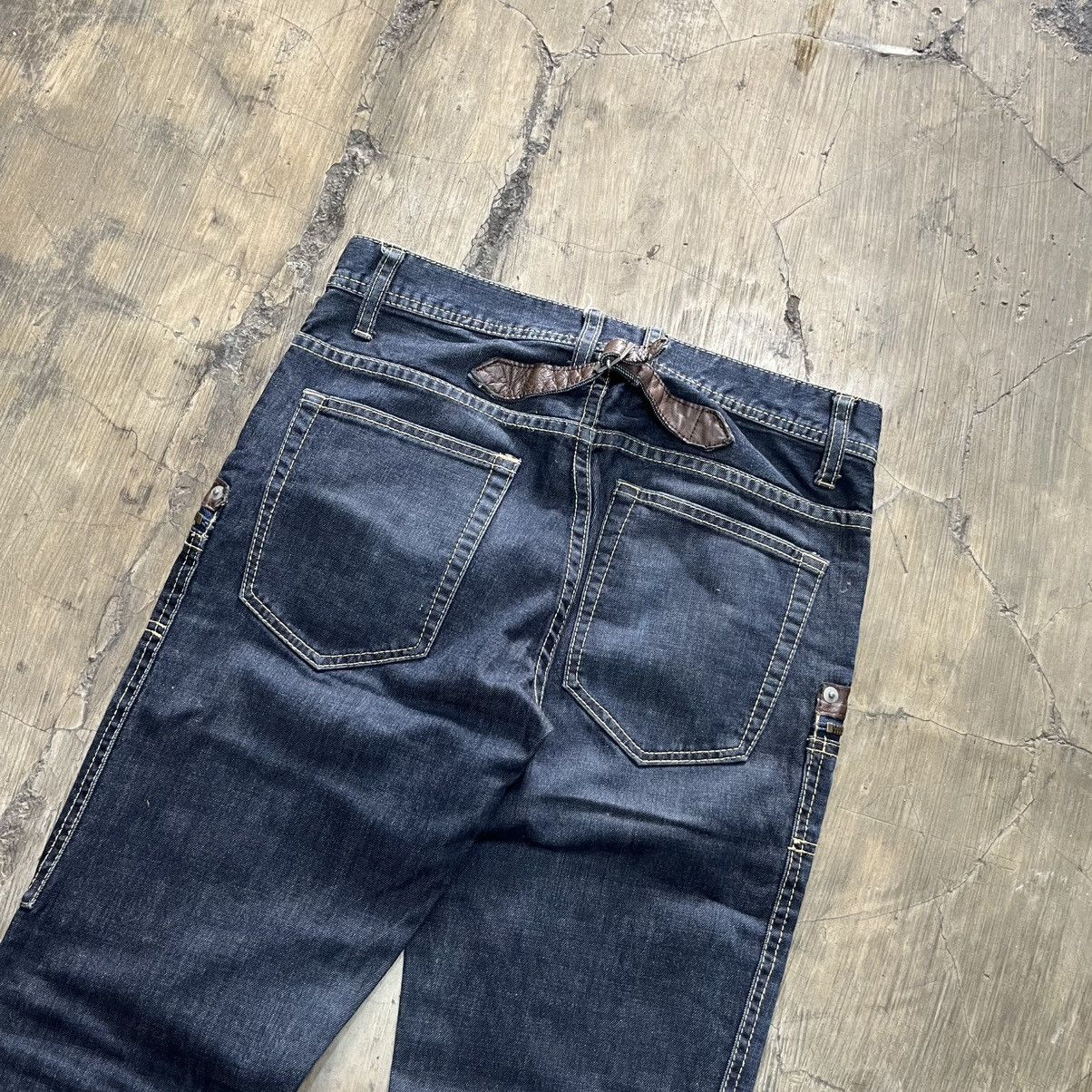 If Six Was Nine FLARED🔥Michel Klien Paris Utility Design Y2K Jeans/ifsixwa9 Size US 29 - 10 Thumbnail