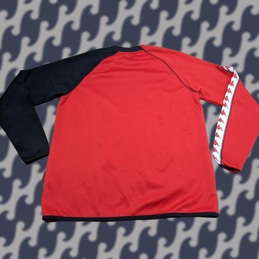 Kappa VINTAGE Kappa Mens Football Training Top Jersey M Red Black Shirt Drill Quick Dry Size US M / EU 48-50 / 2 - 1 Thumbnail