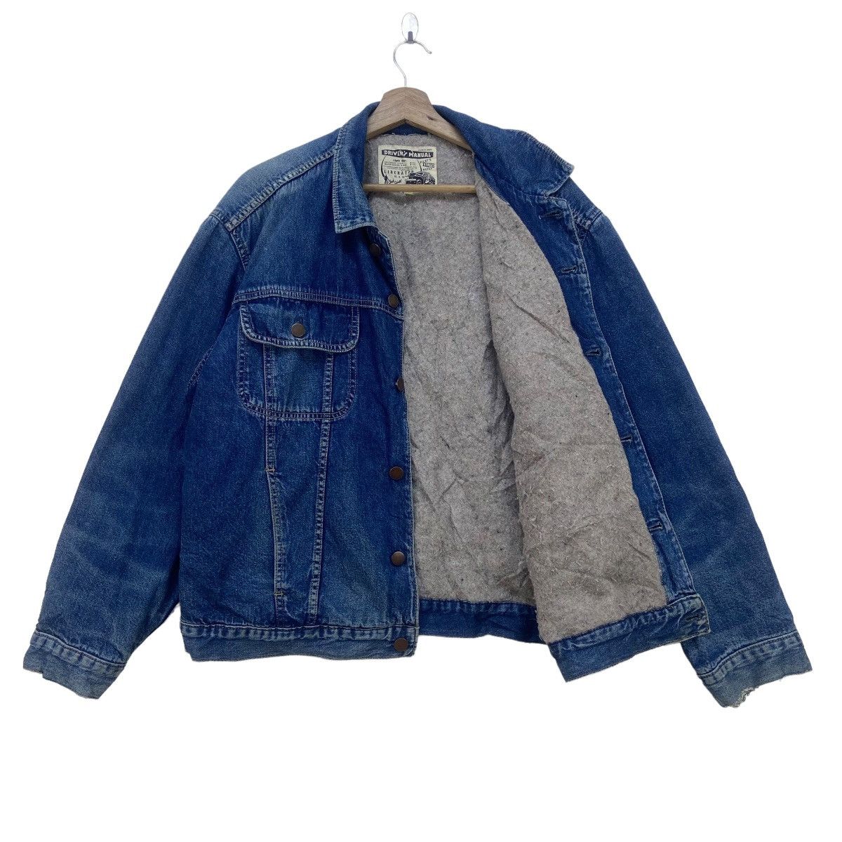 Japanese Brand Vtg G.L Heart Lansing Driver’s Manual Denim Trucker Jacket Size US M / EU 48-50 / 2 - 2 Thumbnail