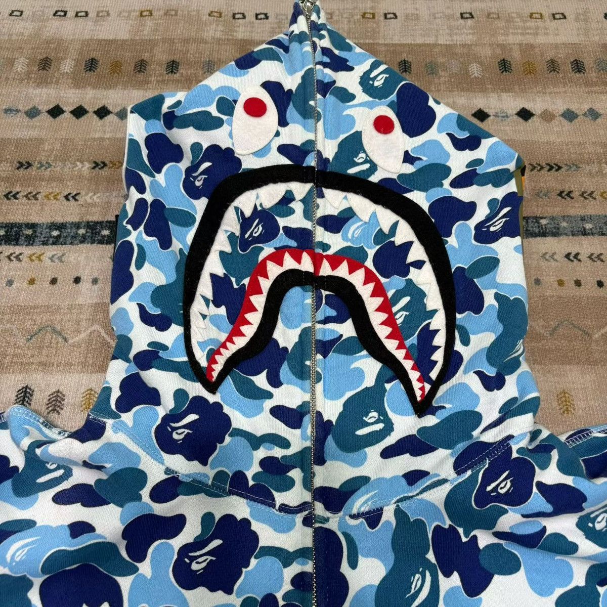 Bape COLOR CAMO SHARK FULL ZIP HOODIE Size US XXL / EU 58 / 5 - 3 Thumbnail