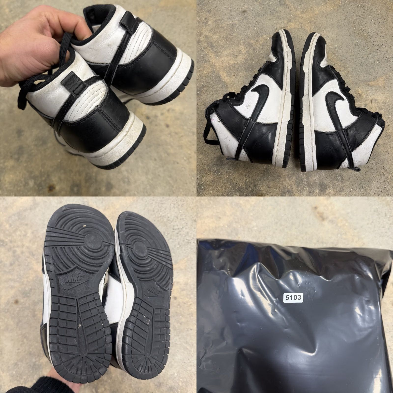 Nike Nike Sneakers Womens Black Dunk High Panda White Top Women DD1869 Size S / US 4 / IT 40 - 8 Thumbnail