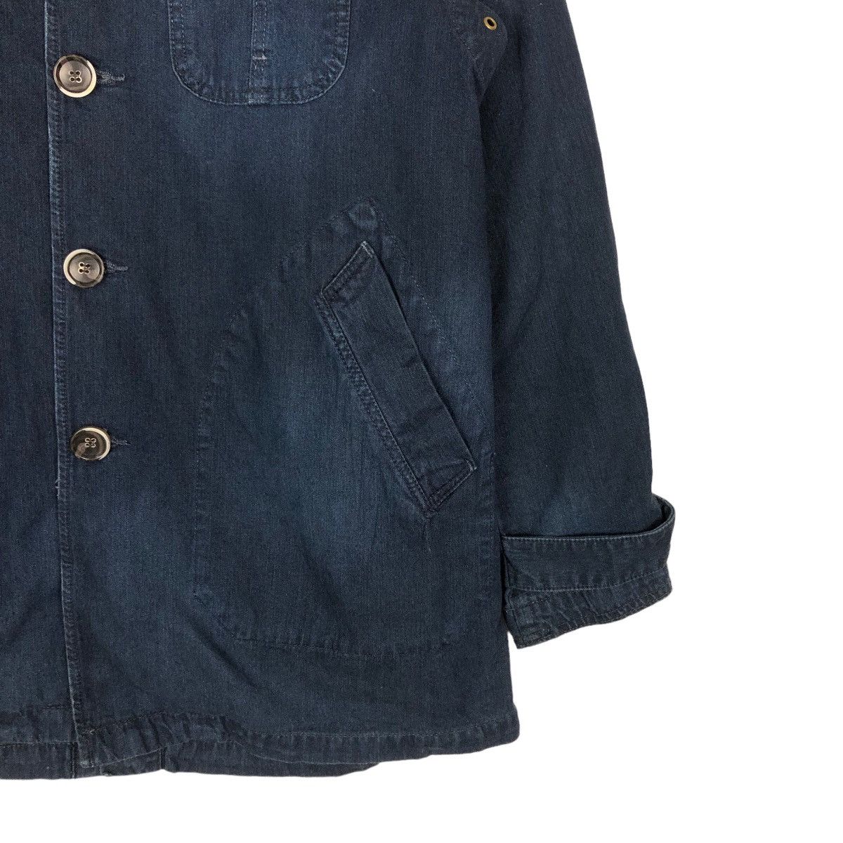 45rpm 🔥Boro Denim Jacket Cepo & Denim Japan Chore Design Size US L / EU 52-54 / 3 - 5 Thumbnail