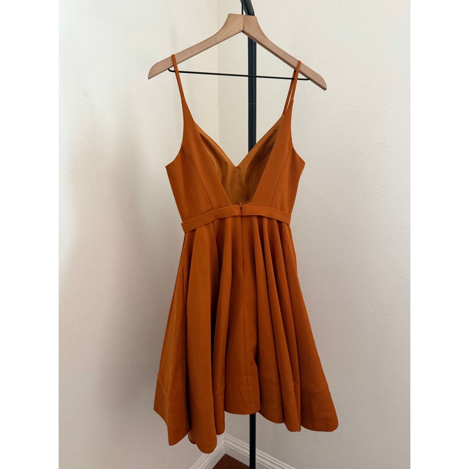 Mac Duggal New Mac Duggal caramel 48775 short dress A-line Size XS / US 0-2 / IT 36-38 - 5 Thumbnail