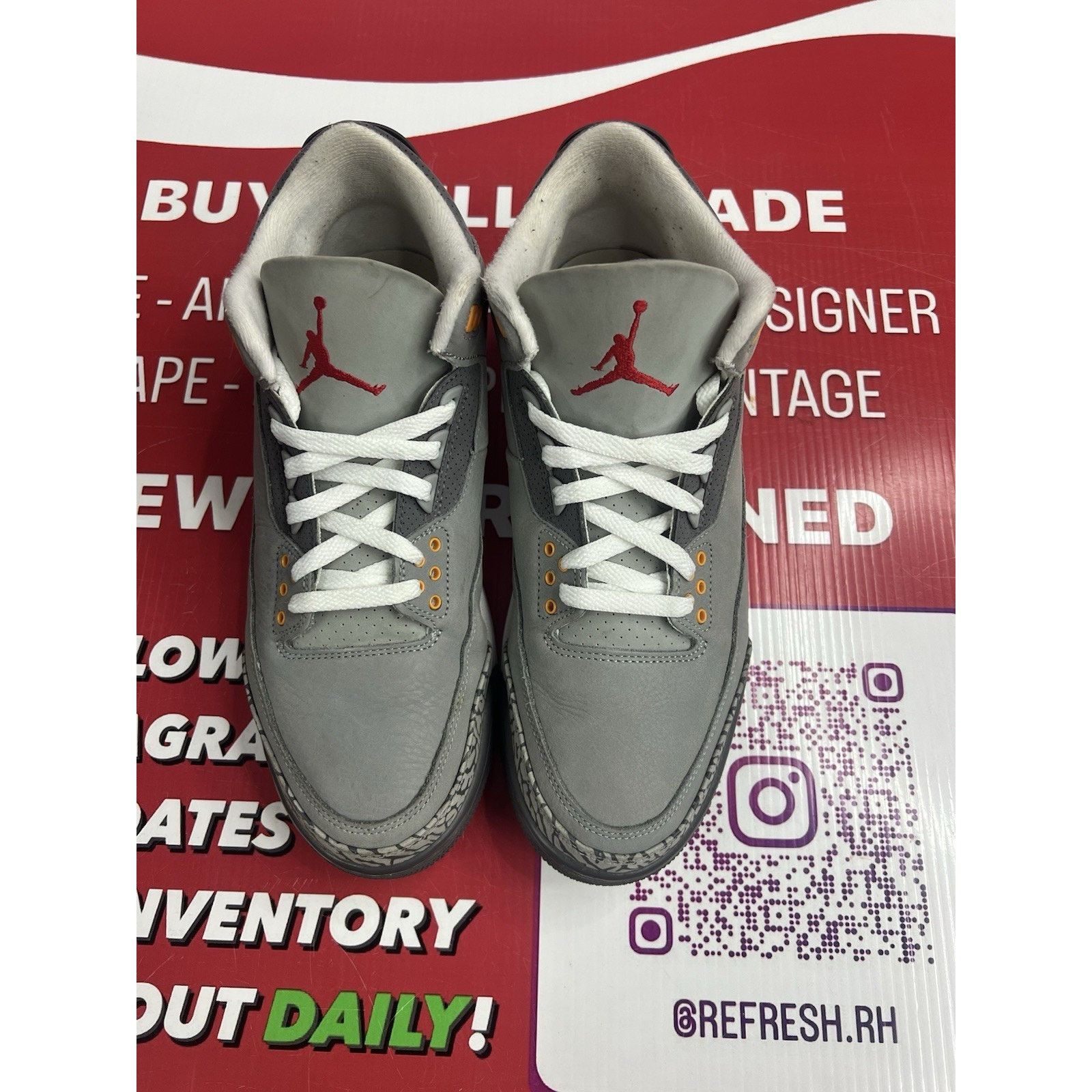 Jordan Brand Air Jordan 3 Retro 2021 Cool Grey, Size 11, CT8532 012 Size US 11 / EU 44 - 4 Thumbnail