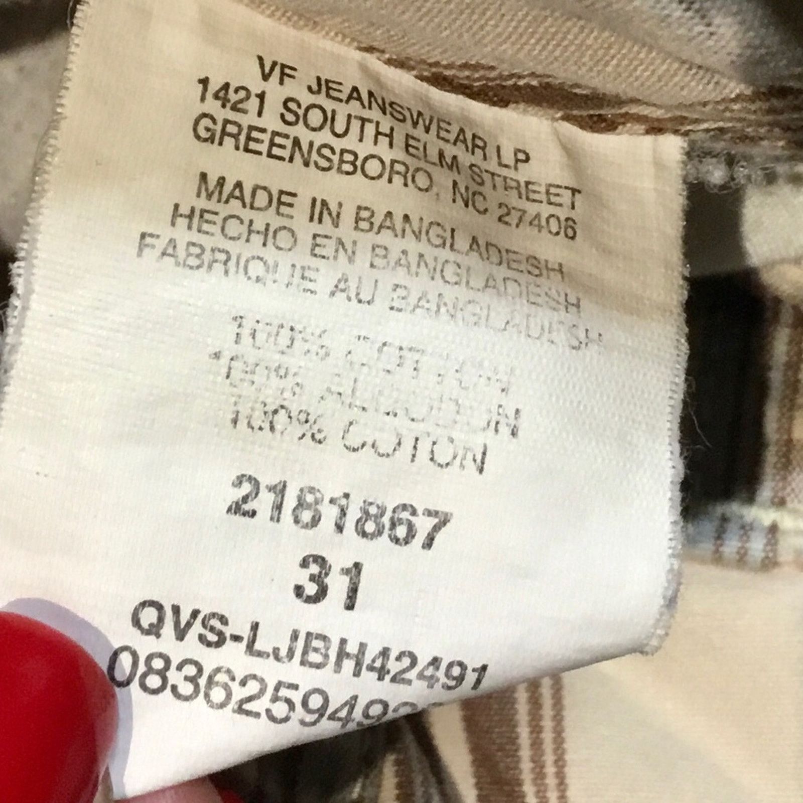 Lee Lee Dungarees Plaid Shorts Size US 31 - 4 Thumbnail