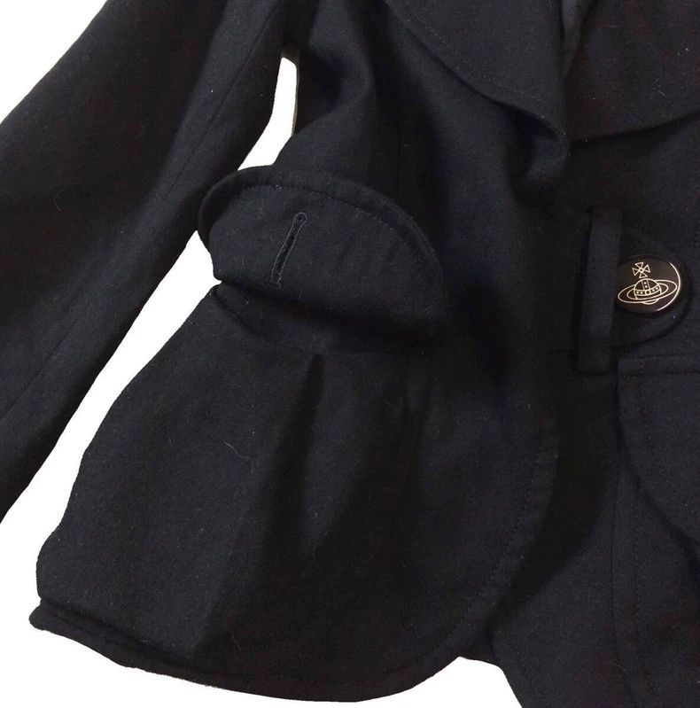 Vivienne Westwood Vivienne Westwood size1 Gray sleek wool coat Size S / US 4 / IT 40 - 4 Thumbnail