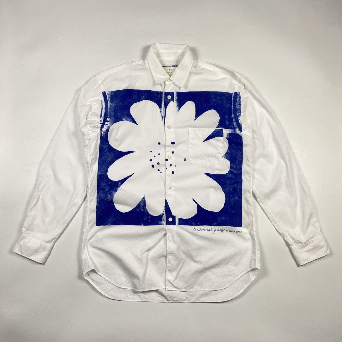 COMME des GARCONS SHIRT agathe gonnet print long sleeve