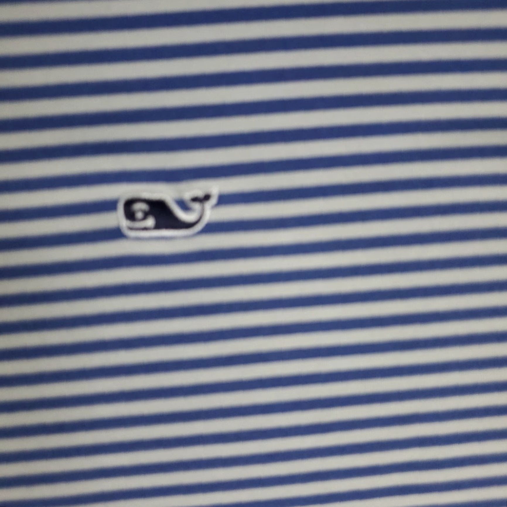 Vineyard Vines Vineyard Vines Polo Shirt Mens XL Gray Blue Striped Performance Golf Shirt Size US XL / EU 56 / 4 - 3 Thumbnail