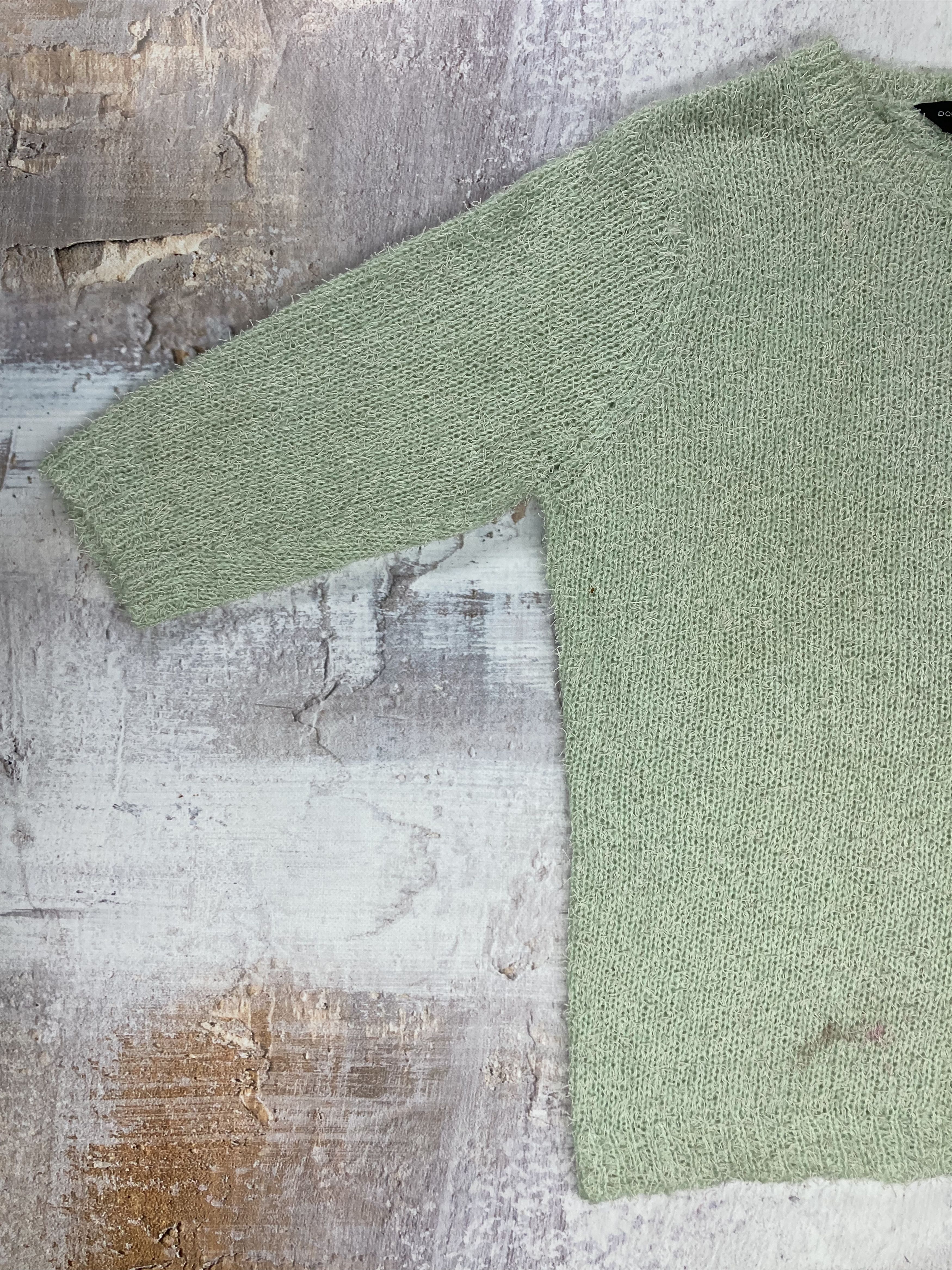 Vintage Vintage Knitted Sweater Short Sleeve Women’s Size 16UK/44 EU Size XL / US 12-14 / IT 48-50 - 3 Thumbnail