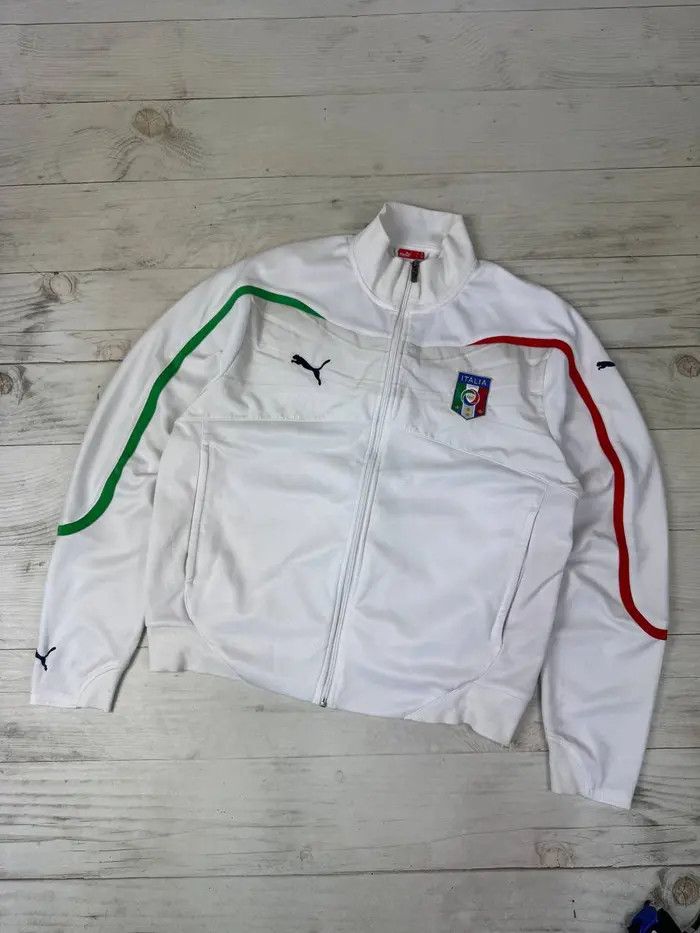Puma Puma Italia 2010 2011 Training Track Jacket Football Soccer Size US XL / EU 56 / 4 - 2 Thumbnail