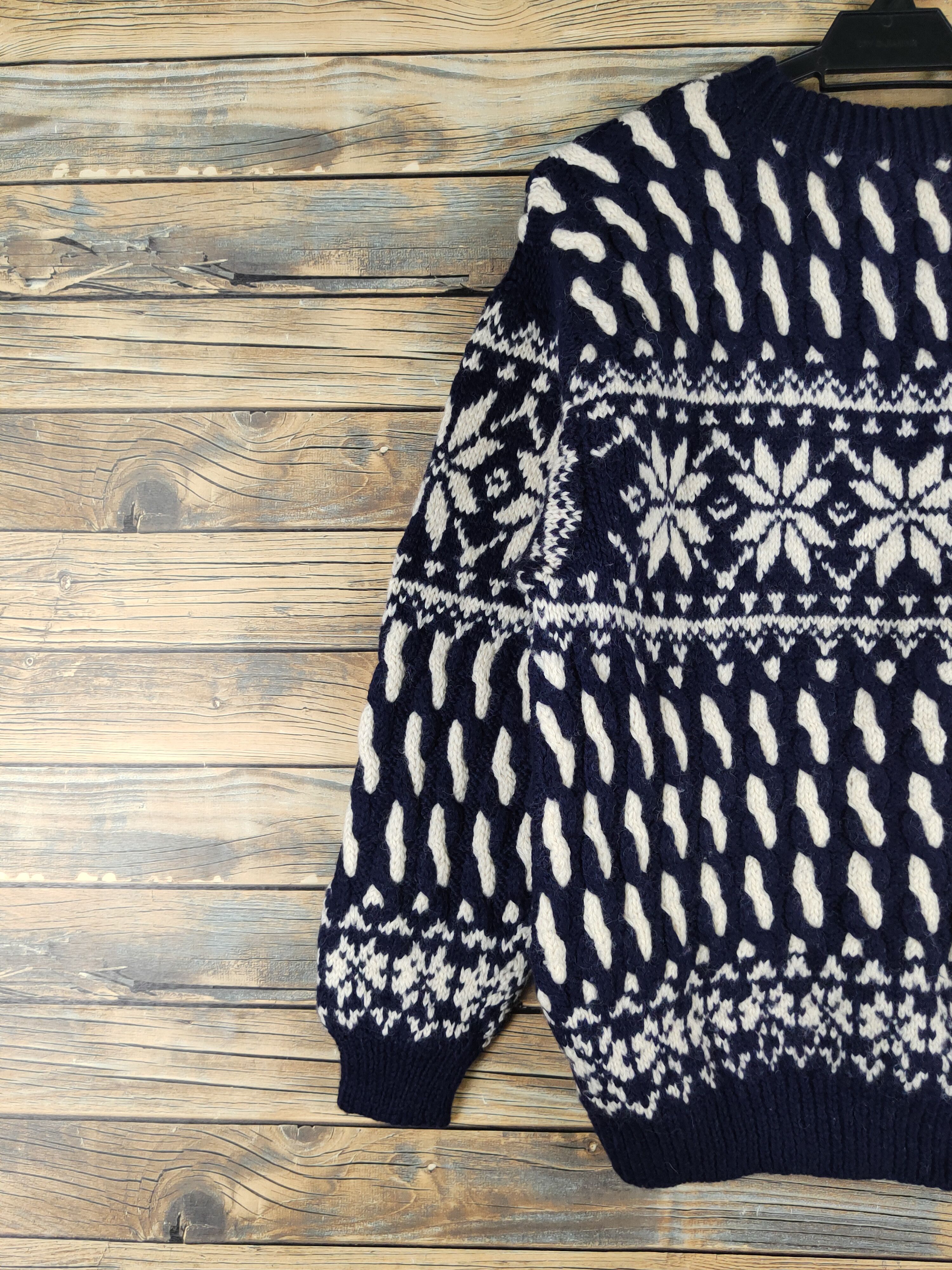 Japanese Brand Mind More Navy Knitwear Sweatshirts #W1937 Size M / US 6-8 / IT 42-44 - 8 Thumbnail