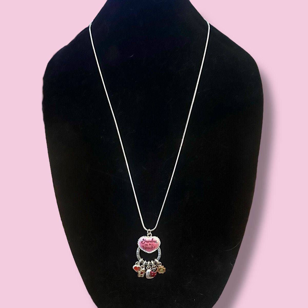 Other AJMC silver tone Grandma Is All Heart pendant necklace Size ONE SIZE - 2 Thumbnail