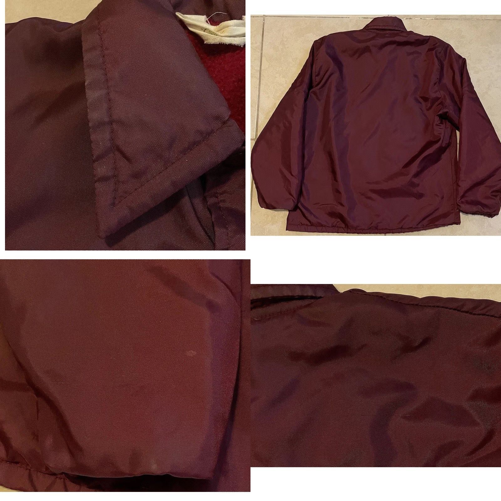Vintage VINTAGE Texas A&M University Jacket Men M Red 70s 80s Aggies College Track Grunge Football USA Jacket Size US M / EU 48-50 / 2 - 8 Thumbnail