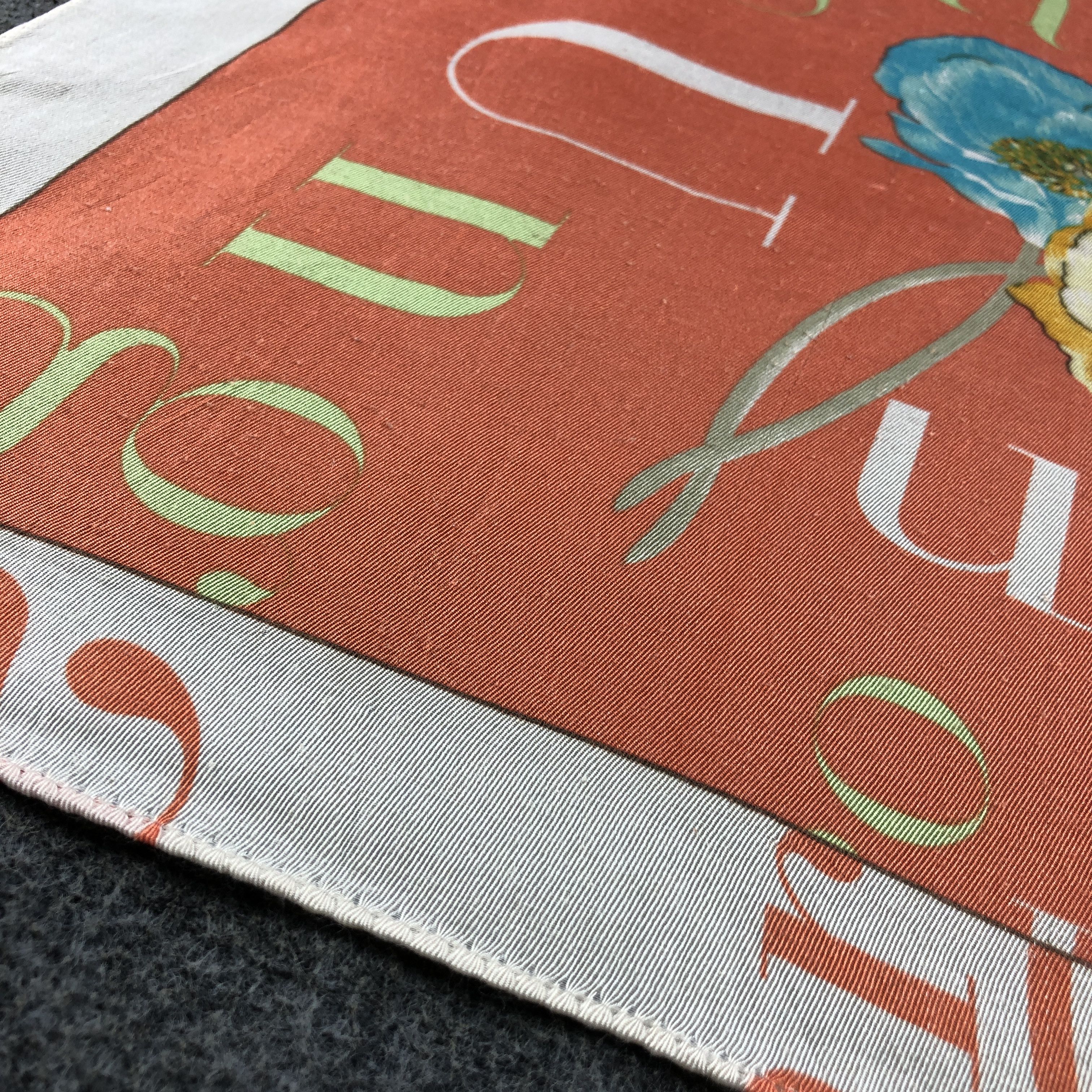 Ungaro Paris Ungaro Floral Silk Scarf M1067 Size ONE SIZE - 5 Thumbnail
