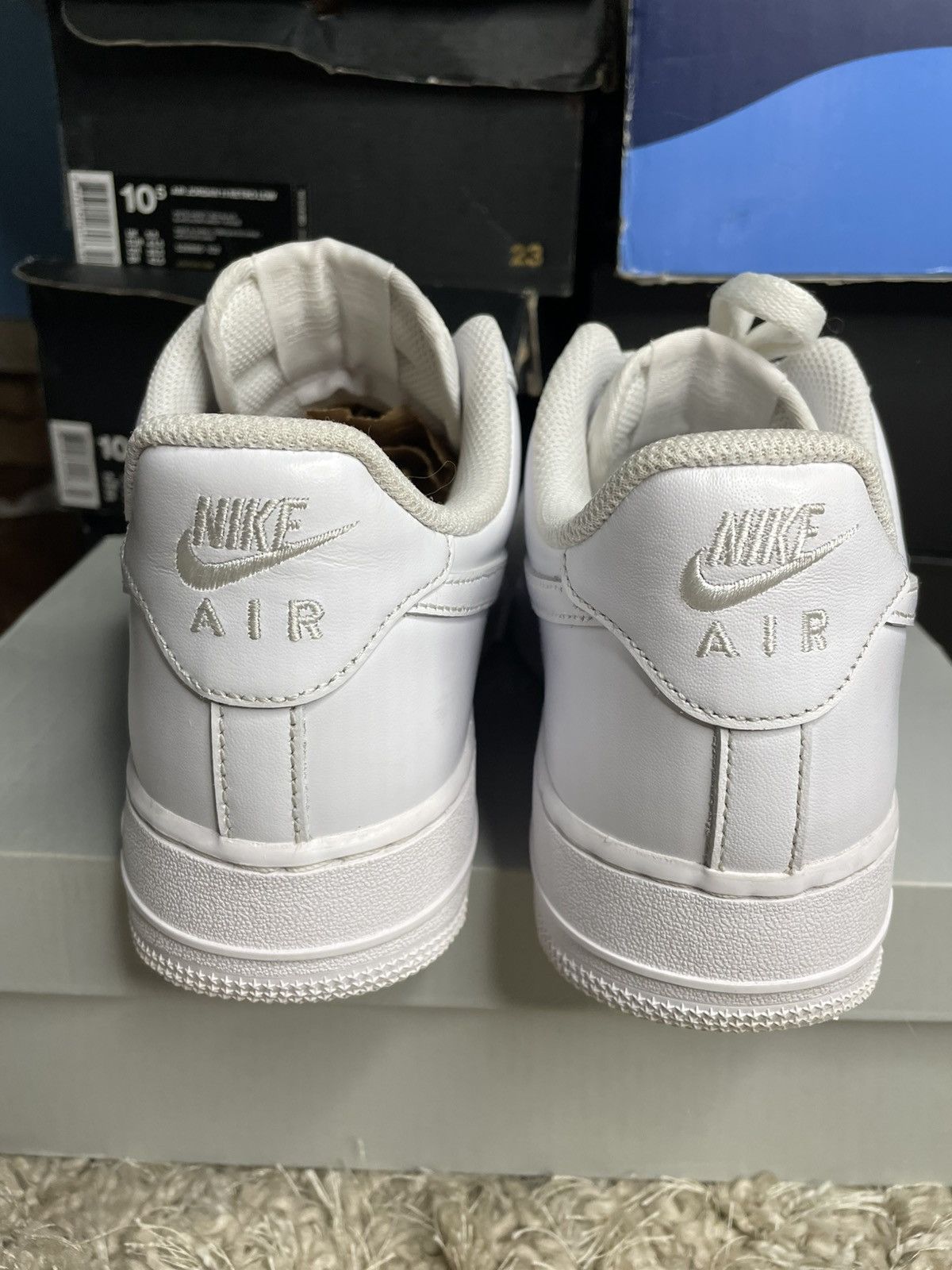 Nike Nike Air Force 1 Triple White Size US 9 / EU 42 - 7 Thumbnail