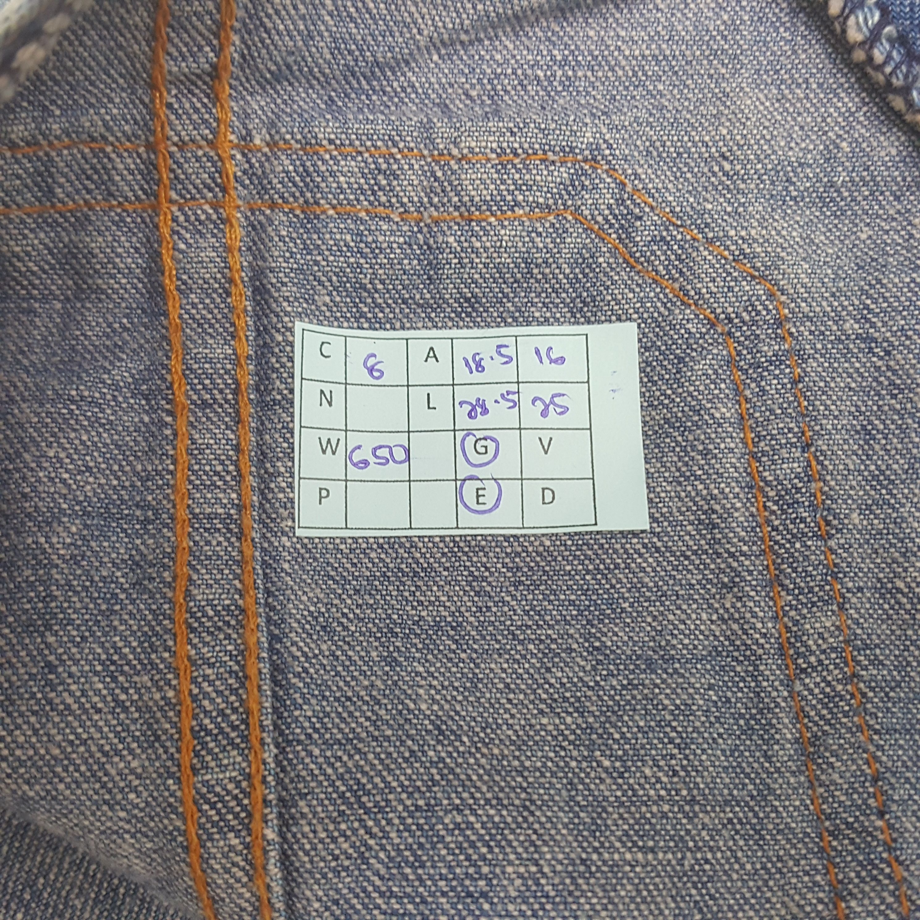 Levi's Vintage Clothing Vintage Levi's USA Denim Button Up Shirt Size US S / EU 44-46 / 1 - 8 Thumbnail