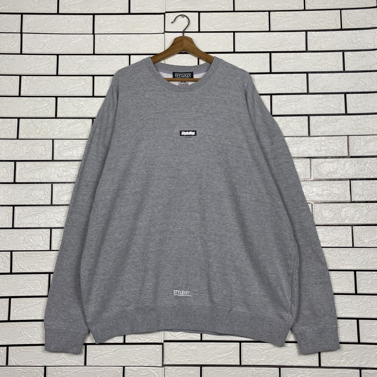 Japanese Brand Stylekey Sweatshirt Full Print Punk Design Size US XXL / EU 58 / 5 - 2 Thumbnail