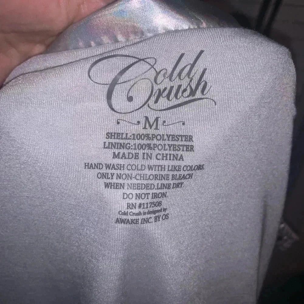 Designer Vintage Iridescent Casual Jacket Size M / US 6-8 / IT 42-44 - 6 Thumbnail