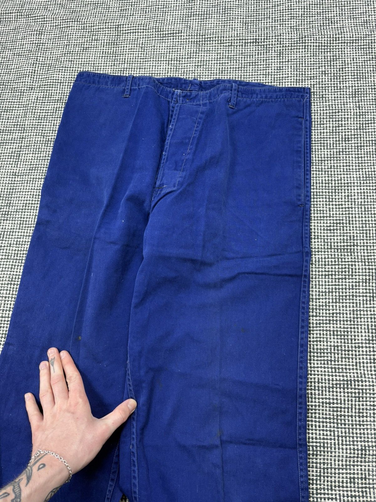 Le Laboureur 70s vintage French chore pants work trousers cargo Size US 32 / EU 48 - 5 Thumbnail