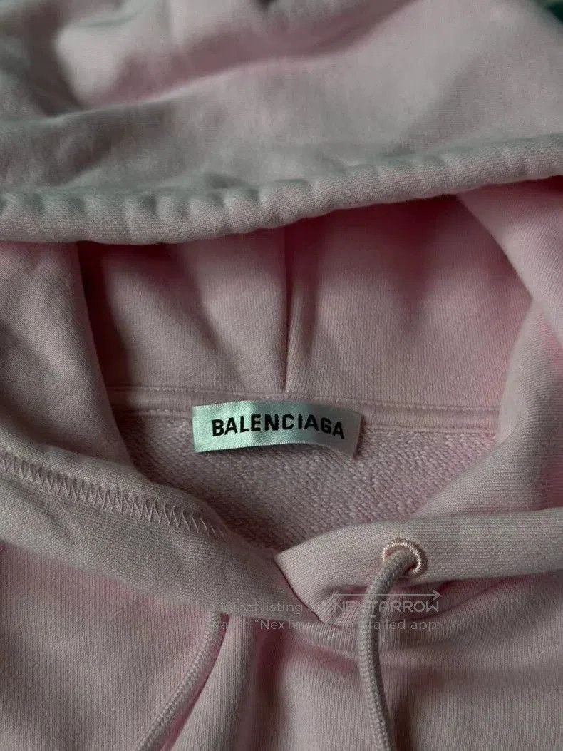 Balenciaga Balenciaga Pink Crew Hoodie XS. Size US XS / EU 42 / 0 - 4 Thumbnail