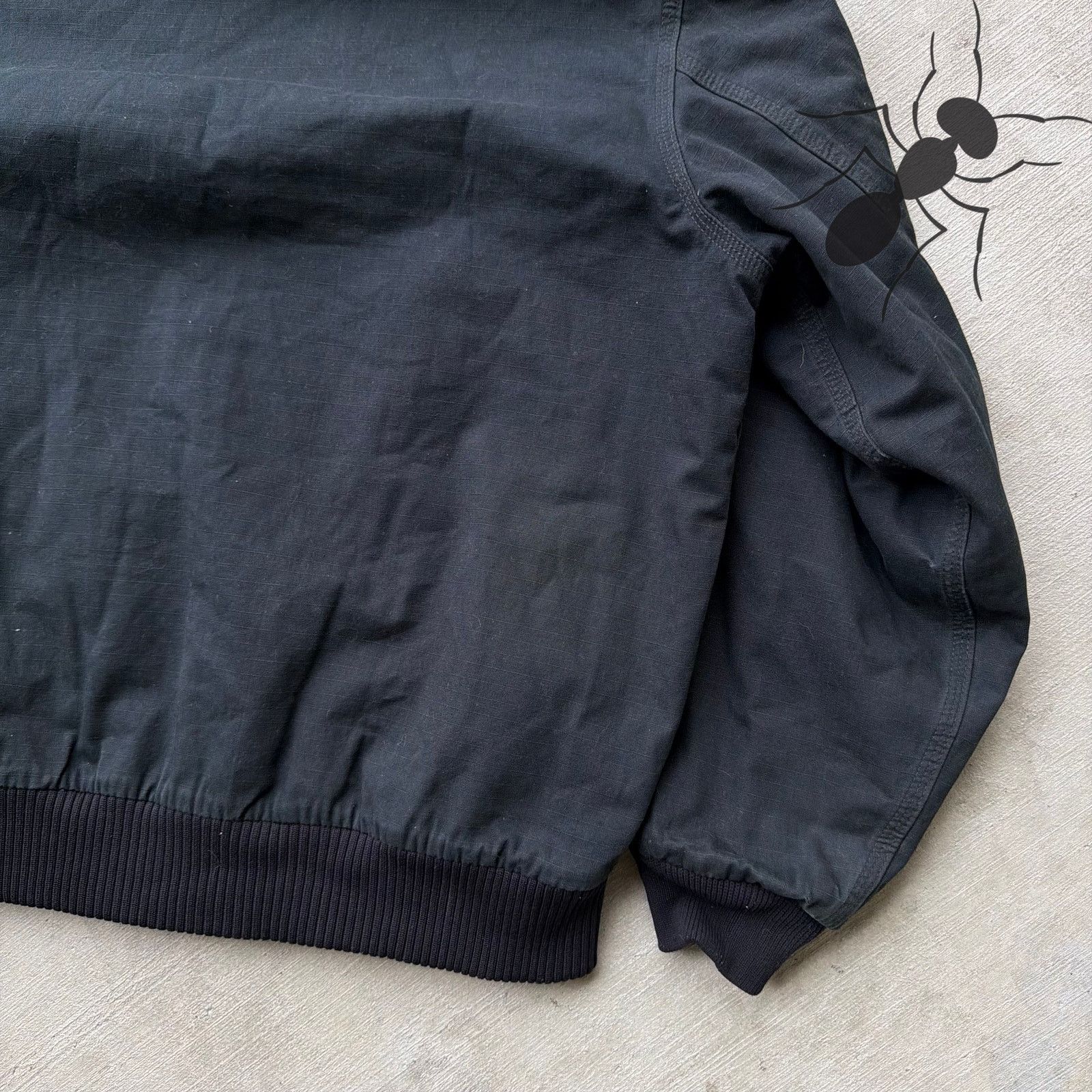 Carhartt × Vintage Carhartt black hooded work wear jacket Size US L / EU 52-54 / 3 - 8 Thumbnail