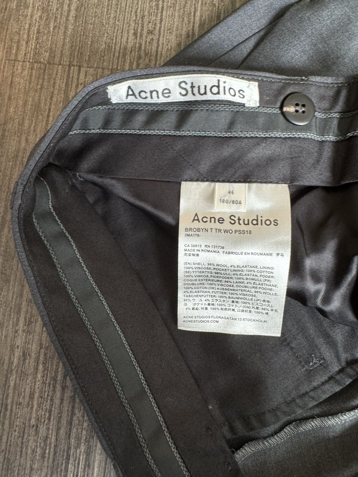 Acne Studios Acne Studios unhemmed trousers Size US 34 / EU 50 - 4 Thumbnail