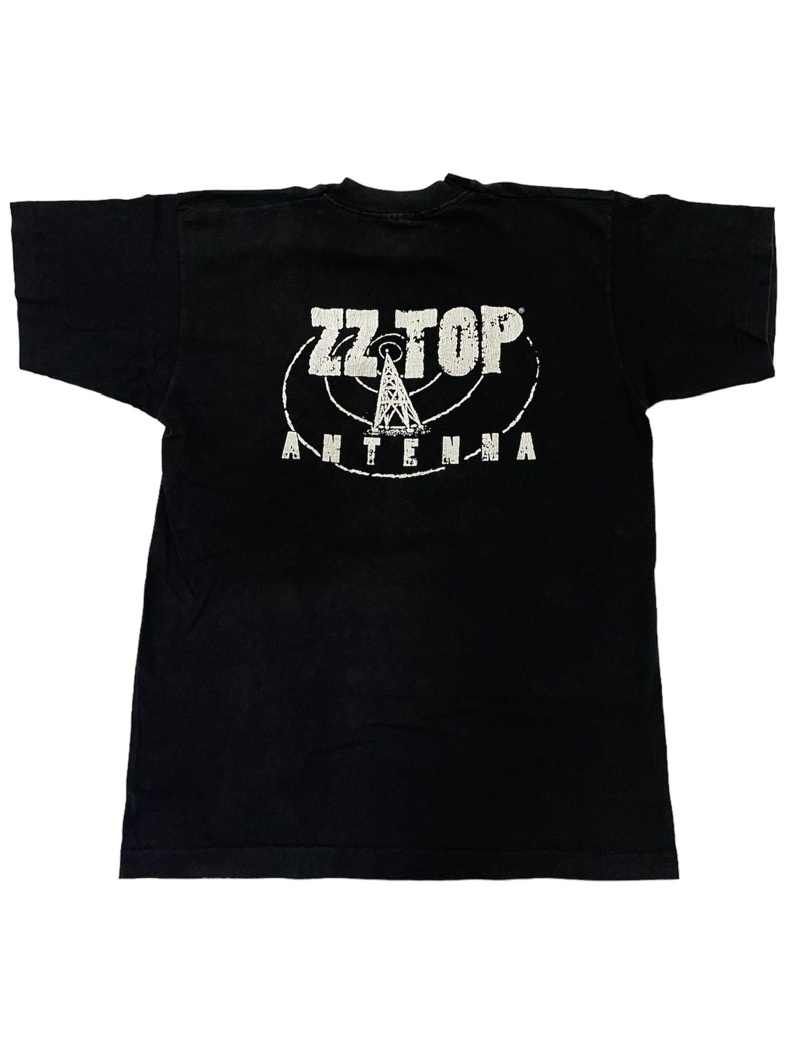 Band Tees Vintage 90s ZZ TOP Antenna Production Tee Size US M / EU 48-50 / 2 - 2 Thumbnail