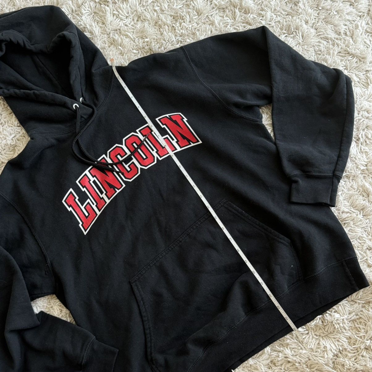 Vintage Vintage Lincoln Hoodie Fits Like Size Small Size XS / US 0-2 / IT 36-38 - 4 Thumbnail