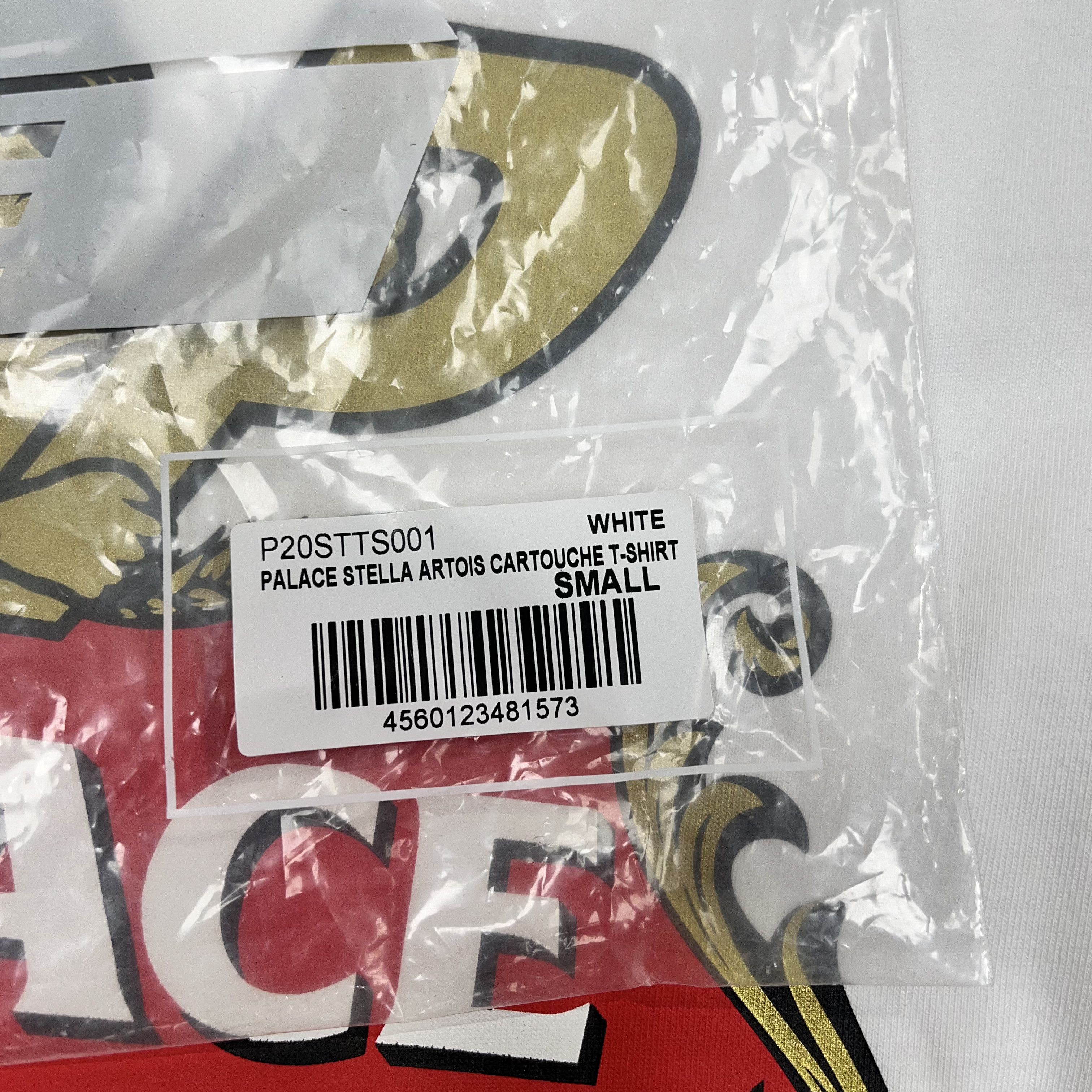 Palace Palace Stella Artois Cartouche Tee White Size US S / EU 44-46 / 1 - 6 Thumbnail
