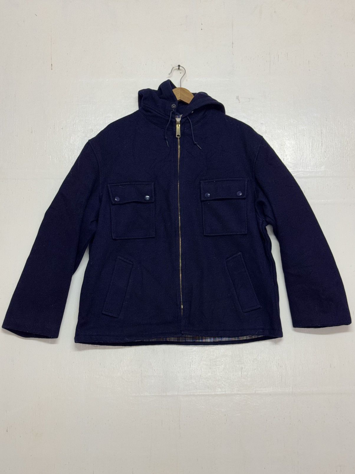 Vintage Vintage Fox Knapp Wool Jacket 50s Size US L / EU 52-54 / 3 - 1 Thumbnail