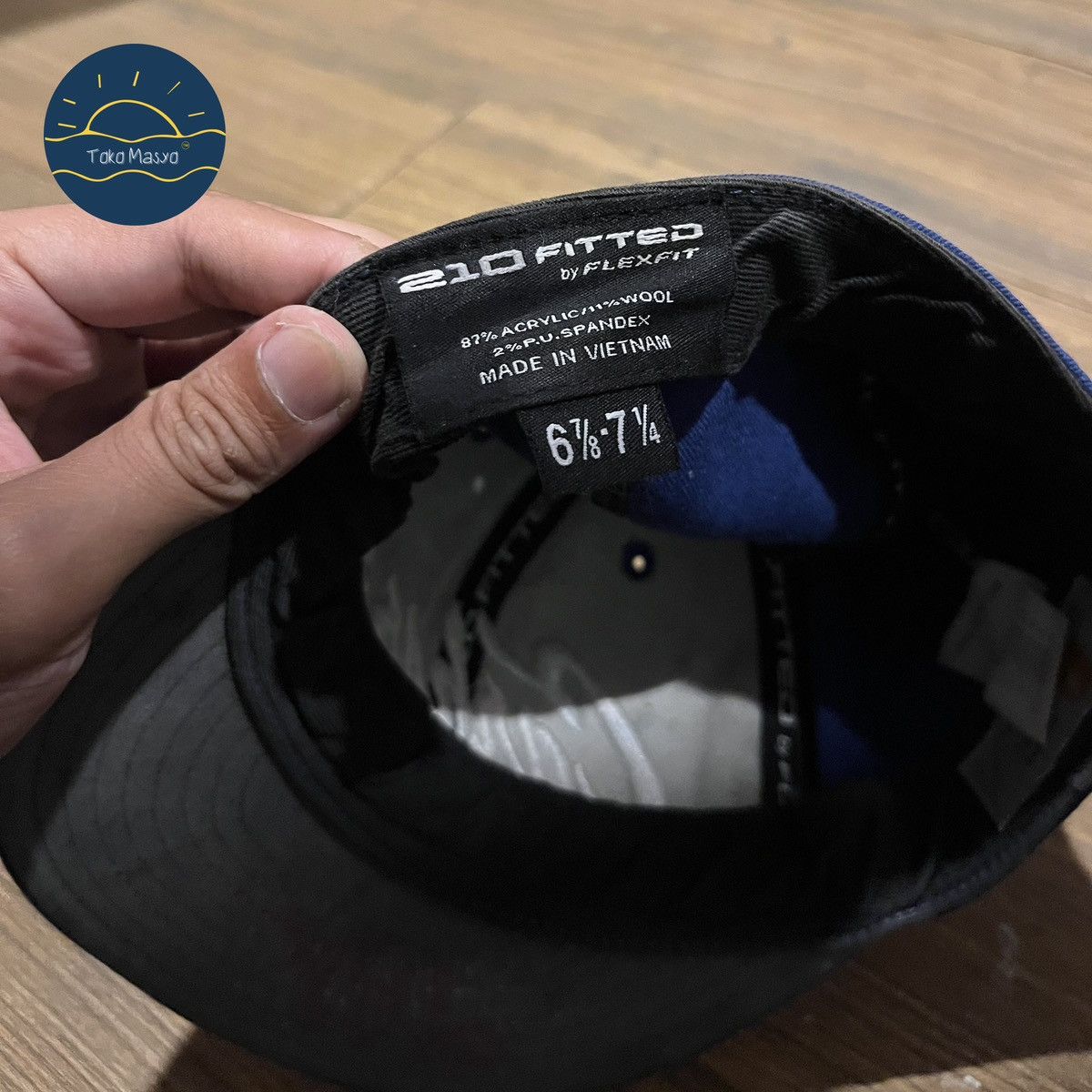 Carhartt × Vintage Butter Script Cap Original Carhartt Blue Detroit Michigan Size ONE SIZE - 7 Thumbnail