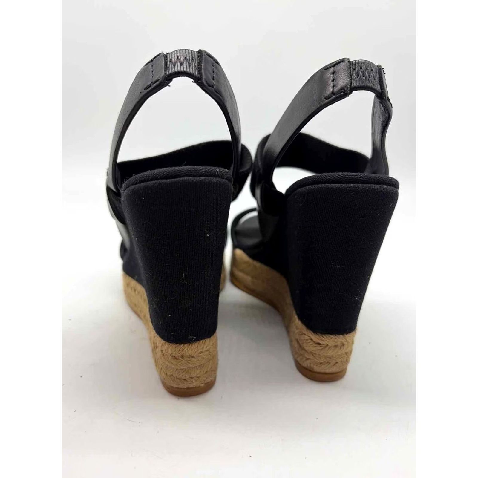 Tory Burch Tory Burch Black Size 6.5 Wedge Heels Size US 7 / IT 37 - 3 Thumbnail