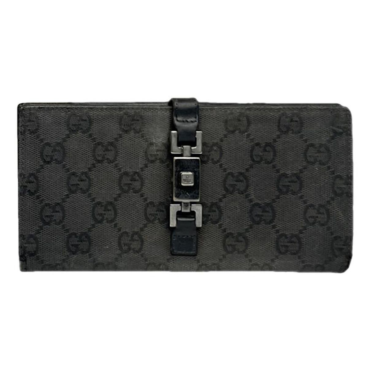 Gucci Jackie Vintage Black Leather Wallet Size ONE SIZE - 1 Thumbnail