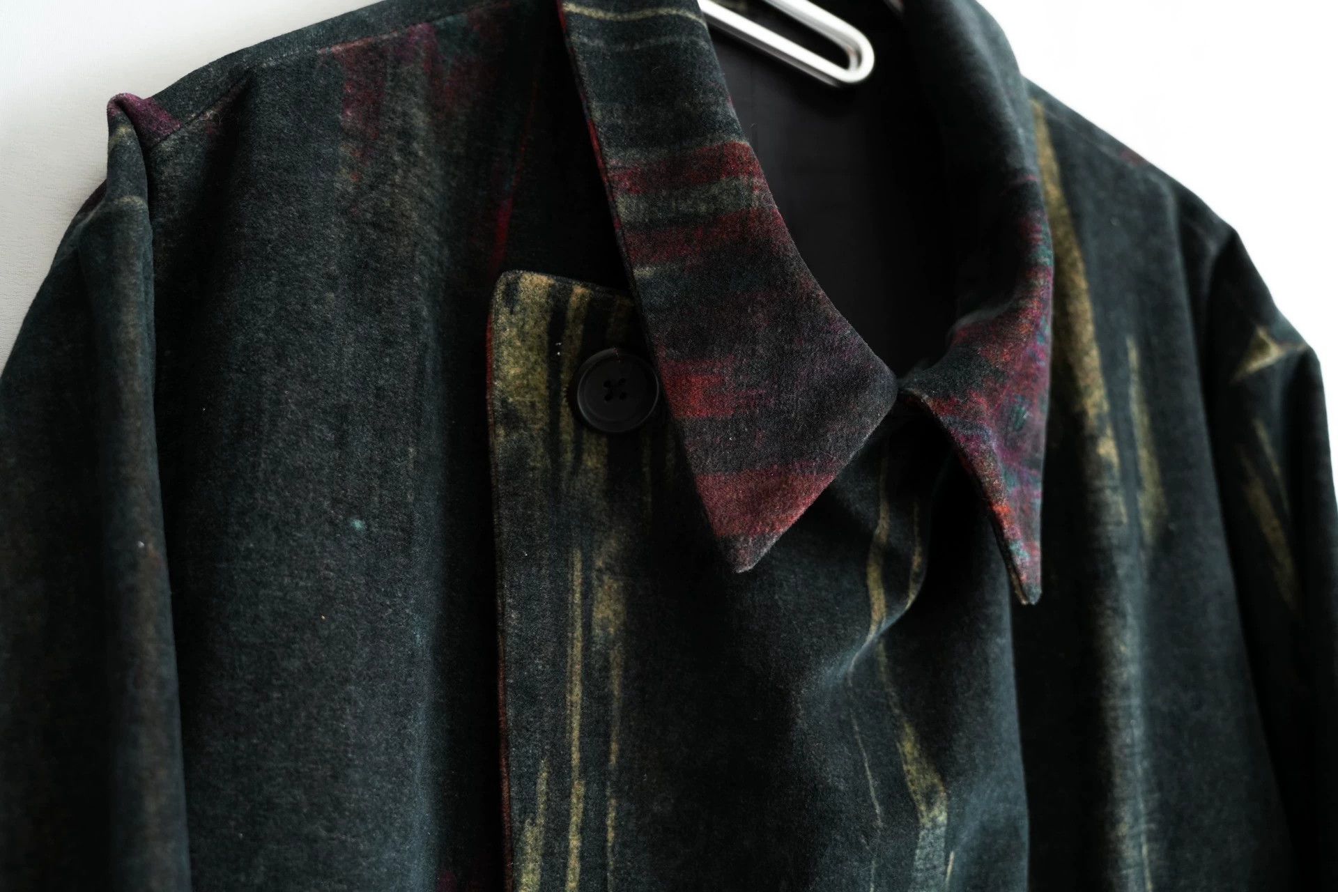 Yohji Yamamoto Yohji Yamamoto 23AW Central Asian Traveler Velvet Overcoat Size US S / EU 44-46 / 1 - 6 Thumbnail