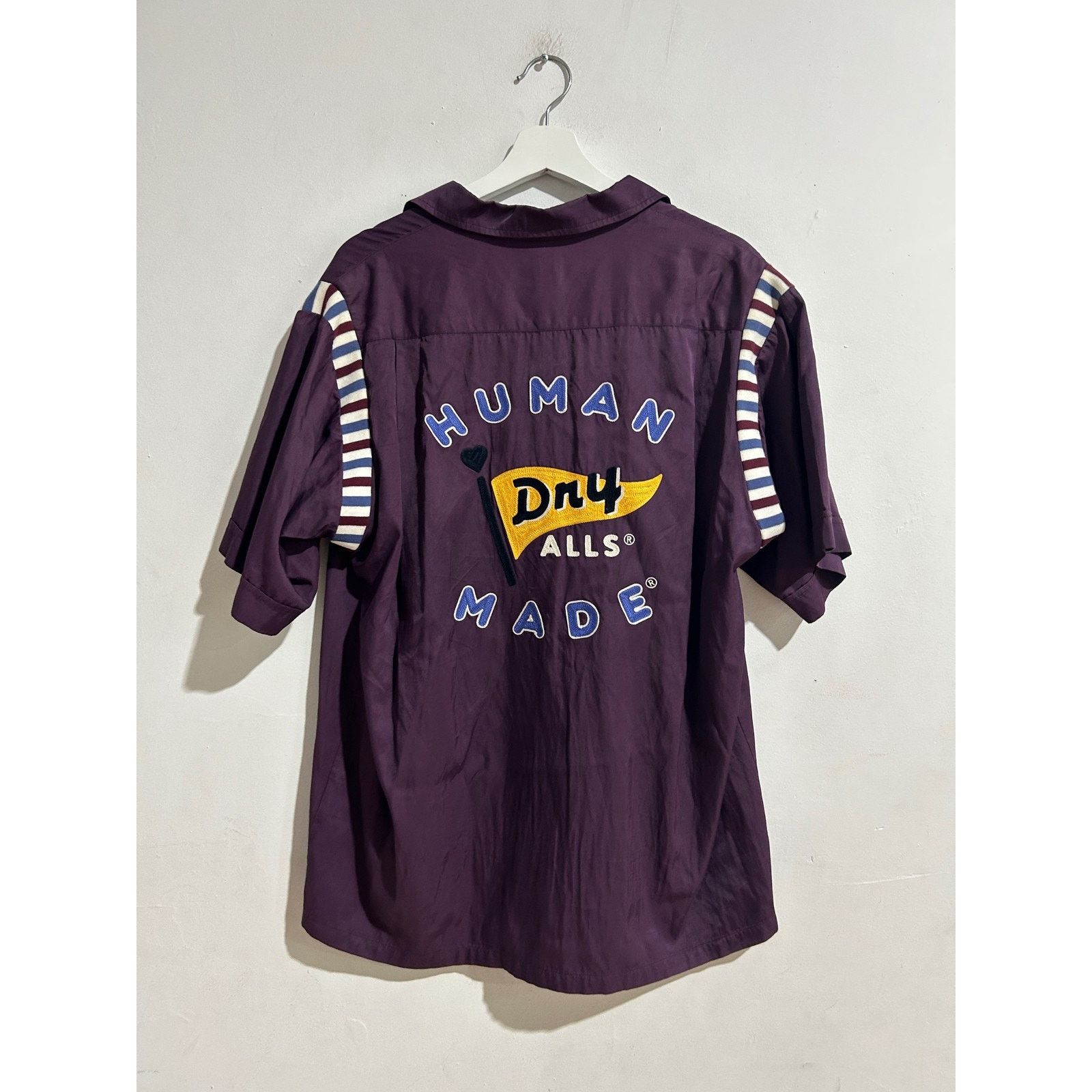Human Made HUMAN MADE BOWLING BUTTON UP PURPLE SIZE LARGE PREOWNED Size US L / EU 52-54 / 3 - 2 Thumbnail