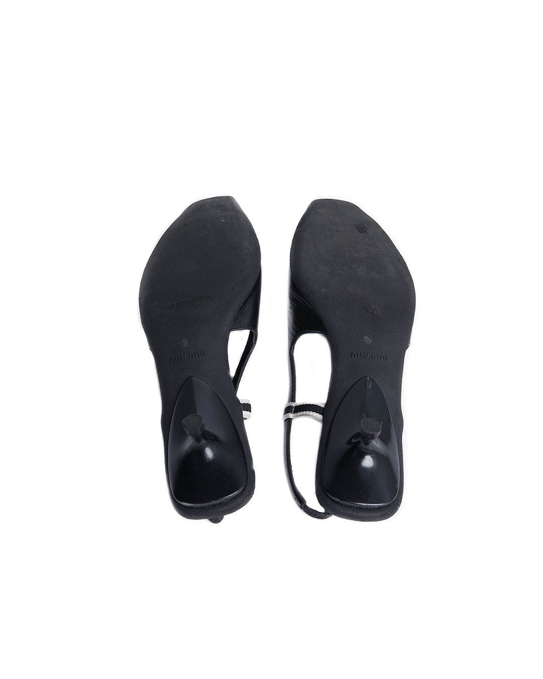 Miu Miu Miu Miu S/S2000 Leather Mules in Black Size US 7.5 / IT 37.5 - 9 Thumbnail