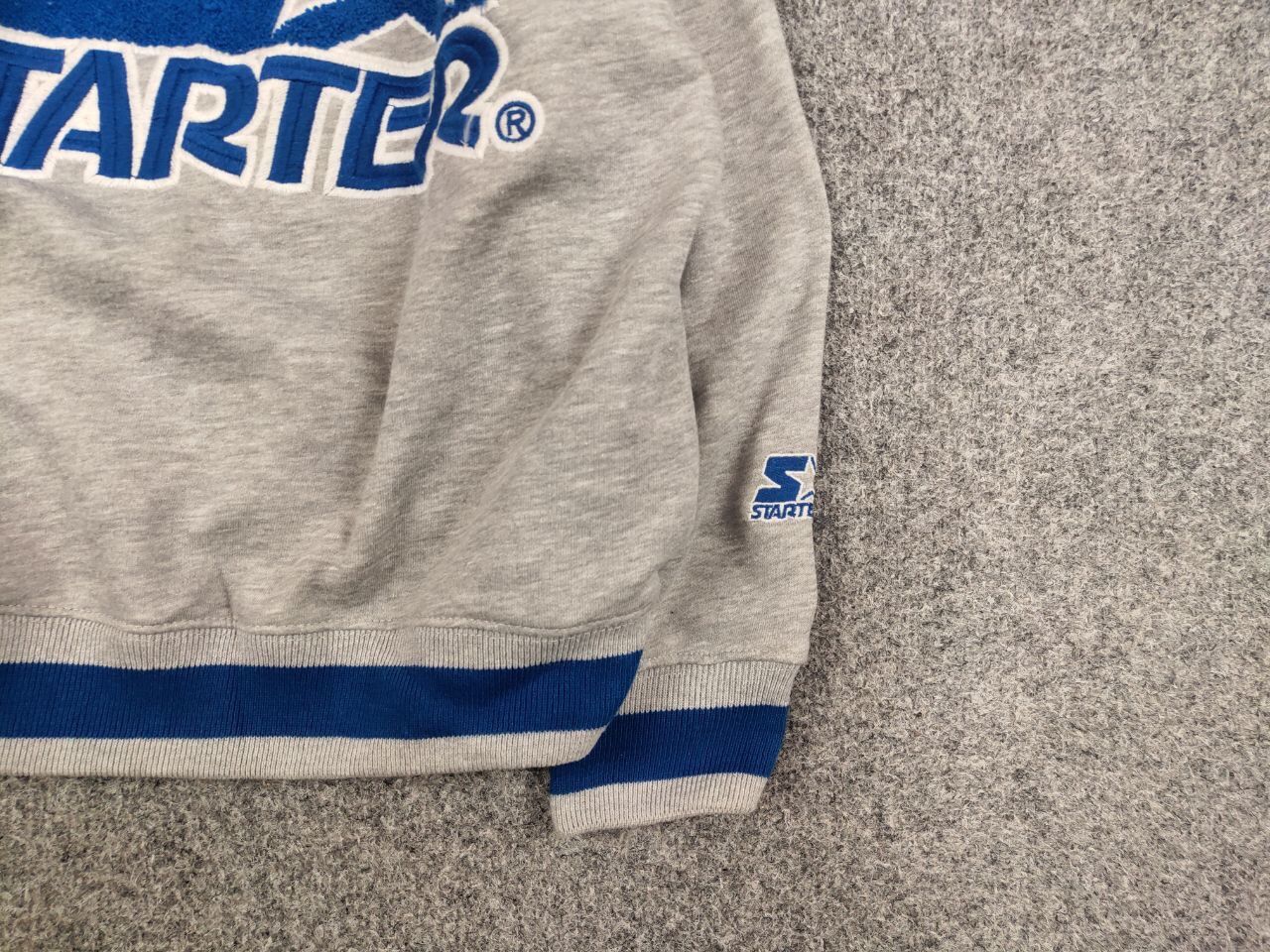 Starter Vintage Starter Blue embroidered Logo Crew Chek Sweatshirt Size US S / EU 44-46 / 1 - 10 Thumbnail