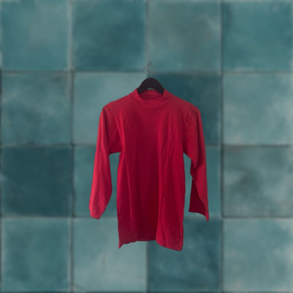 Russell Athletic VINTAGE Russell Athletic Mock Turtleneck Shirt Mens S Red 90s NWOT USA Size US S / EU 44-46 / 1 - 1 Thumbnail