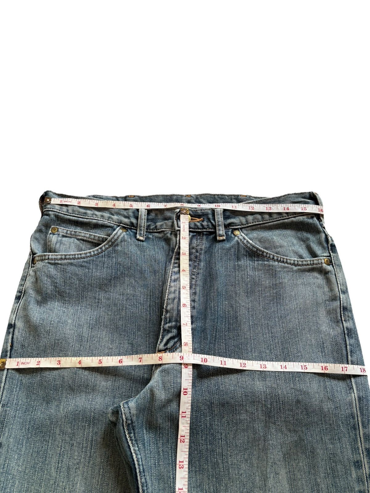 Japanese Brand × Lee Vintage Japanese Lee Mud Wash Loose Jeans Size US 32 / EU 48 - 12 Thumbnail