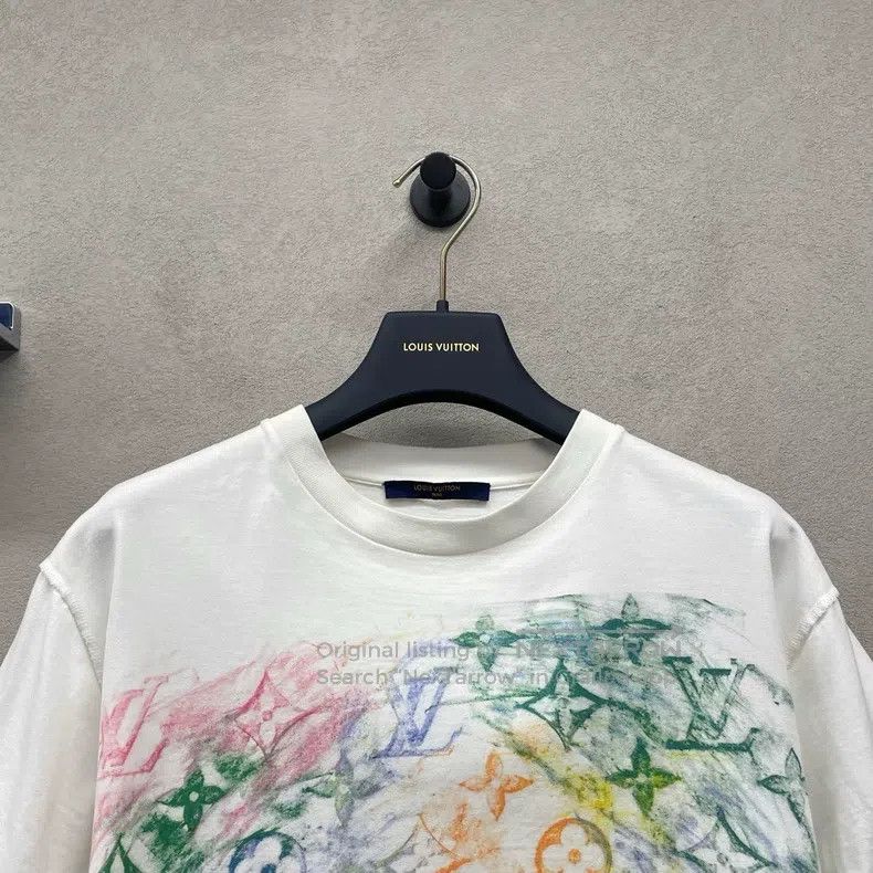 Louis Vuitton Louis Vuitton Colored Pencil Graffiti Printed Short Sleeve Size US S / EU 44-46 / 1 - 4 Thumbnail